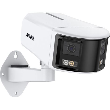 Caméra vidéo extérieure, 6MP double objectif, angle large de 180°, audio bidirectionnel (1/2)