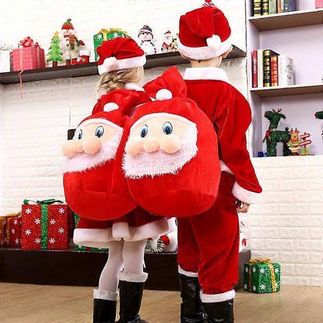 Sachet de bonbons de Noël avec cordon de serrage, petit sac surprise, sac cadeau Père Noël (1/4)
