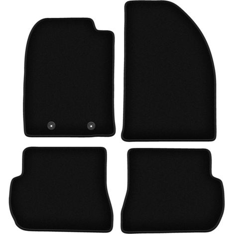 Schwarze Velours-Fußmatten für Ford Fusion Schrägheck (2002-2005) (1/5)