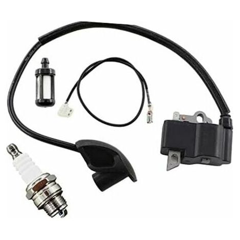 Kit Bobine Allumage - Pour Débroussailleuse - Compatible Modèles FS120 FS200 FS250 FS300 FS350 FR350 FR450 FR480 BT120 BT121 - 4134 400 1301 - 1 Pièce (1/5)