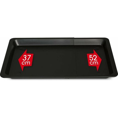 Care Plus Protect plaque de cuisson extensible noir acier inoxydable (1/3)