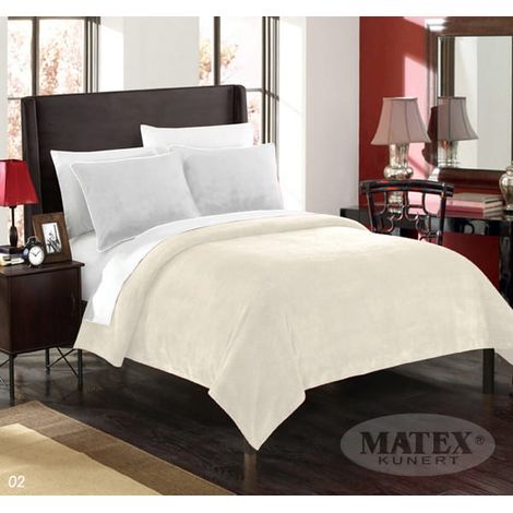 Colcha decorativa Montana Cream de 170x210 cm