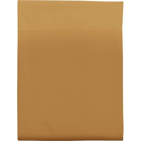 Drap plat curry 100% coton biologique 240x310 cm (1/2)