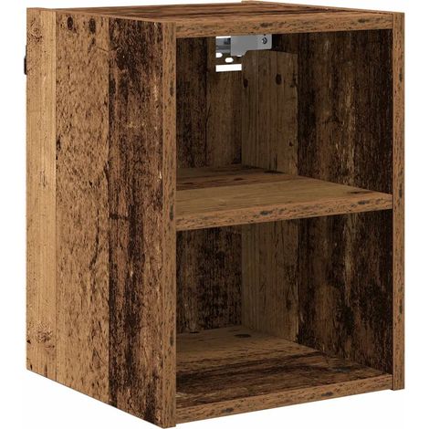 Armadio sospeso moderno contenitore grande spazio 30 x 29,5 x 40 cm in legno ingegnerizzato legno antico 020053455