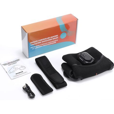 Chauffe-épaule massage sans fil 5000mAh – 5 modes, télécommande, magnétique, chaleur 45–65°C, vibrations relaxantes (1/5)