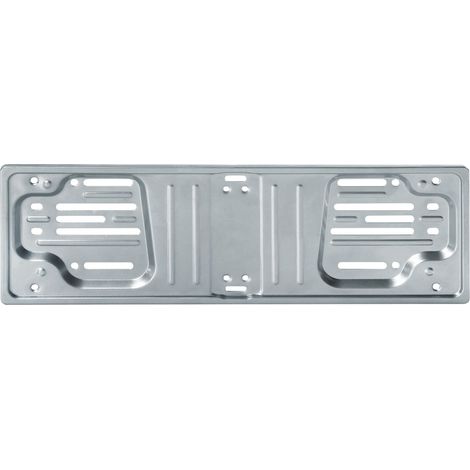 Porta targa anteriore in acciaio - Grigio (1/2)