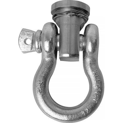 Swivel Recovery Eye. Stainless Steel for Winch Bumper Including 4.75 Ton  3/4 Inch Shackle