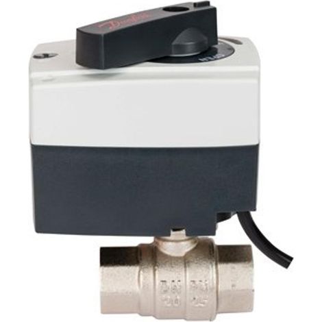 Danfoss Robinet à tournant sphérique motorisé AMZ112 2 voies, DN 32, 230Vac, Ouvert/Fermé, 082G5409