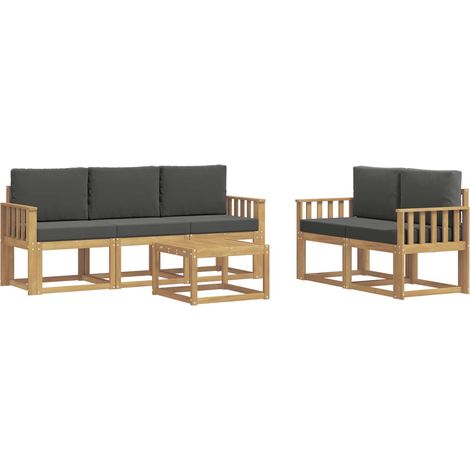 Outdoor Sofa Set 6 pcs vidaXL