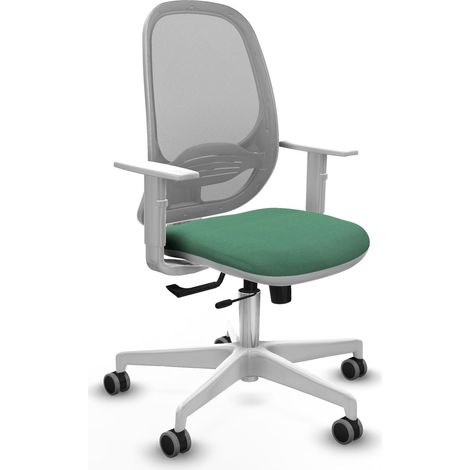 Chaise de bureau piqueras y crespo Cilanco blanc soutien lombaire (1/2)