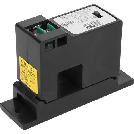 Transmetteur de Courant AC 4-20mA, Entrée 0-50A, Conversion AC/DC, Transformateur SZT15-SH-420E (1/5)
