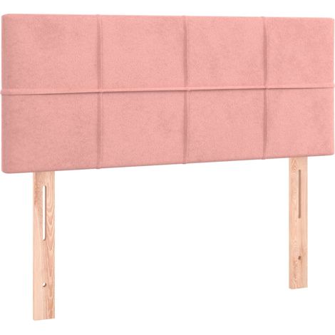Tête de lit Rose 100x5x78/88 cm Velours (1/5)
