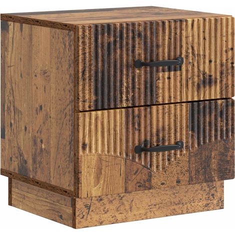 Nachttisch Altholz 43 x 34,5 x 44,5 cm Holzwerkstoff vidaXL