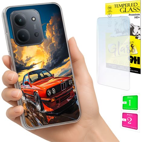 Custodia per Xiaomi Redmi 15C 5G 173mm / Poco C85, cover posteriore in vetro (1/5)