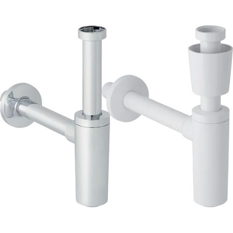 Sifone Per Lavabo A Vista Ø 40X1"1/4 Bianco (1/6)