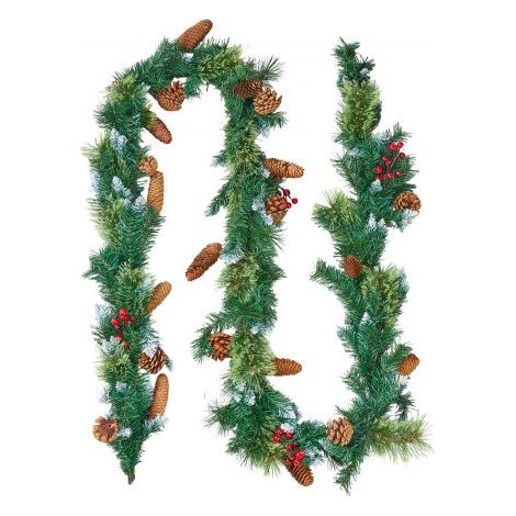 Guirlande de Noël - 2 - 7 m Guirlande de Pin Artificiel Lumineuse (1/5)