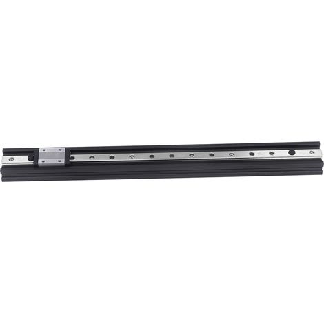Profilé aluminium linéaire extrusion 12H 2040 type V noir pour imprimante 3D CNC (400mm) (1/5)