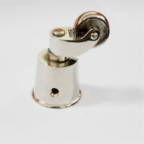 1 Piece Solid Brass Swivel Casters with Screw Mount - Antique Vintage Style - Universal Furniture Casters for Sofas and Tables (1/5)