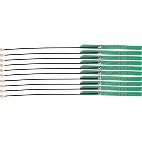 NZ-2.4G-PCB-005 2.4G Antenne PCB Fine Bande, Module ZigBee Intégré, Connecteur IPEX, Lot de 10 Cartes (1/5)