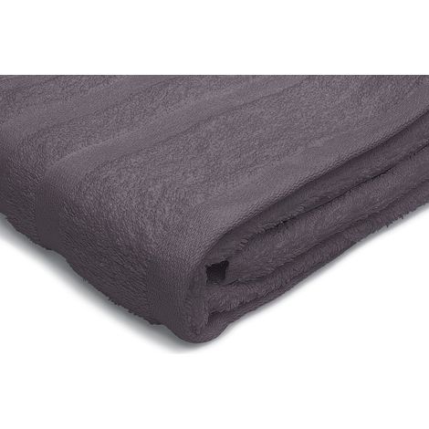 Drap DE Douche 500 GMS 100% Coton 70 x 140 CM - Gris Anthracite (1/4)