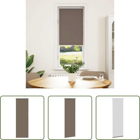 Sichtschutz -  Verdunkelungsrollo Kaffeebraun 40x130cm Stoffbreite 35,7 cm (1/5)