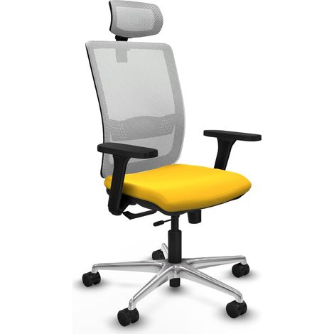 Chaise piqueras y crespo Haches blanc simili cuir mousse (1/2)