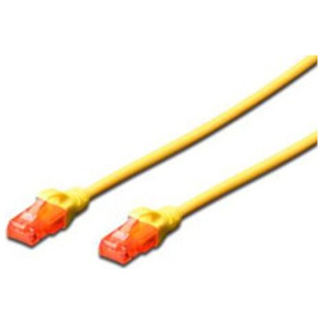 DIGITUS Patchkabel Cat6 U/UTP 2xRJ45 1.0m gelb LSZH (DK-1617-010/Y)