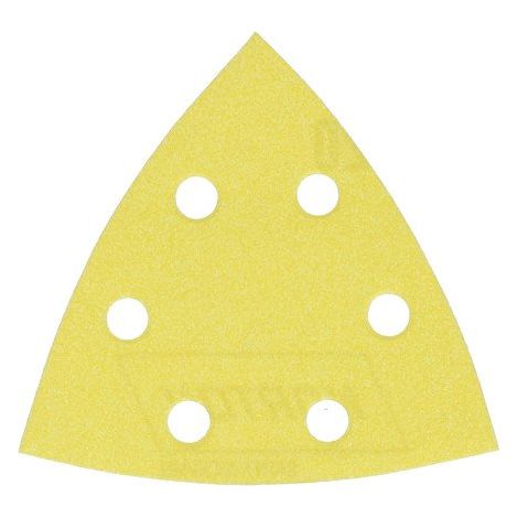Patin auto-agrippant delta Norton multi-usages 95 x 95 mm - Grain 120 - Lot de 10