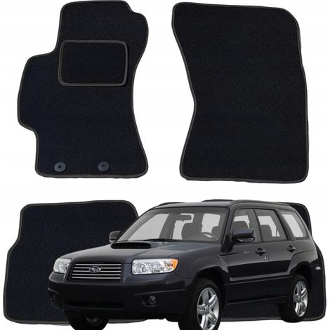 Tapis de sol en velours, tapis de voiture et essuie-glaces pour Subaru Forester 2008-2013 (B) (1/5)