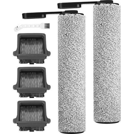 6 Zubehörset für Tineco iFloor 5 Breeze Complete Ersatzbürsten und Filter für Tineco Zubehör Set,Nass-und Trockensauger Ersatzteile 2 Bürstenrolle,3 Filter,1 Reinigungsbürste