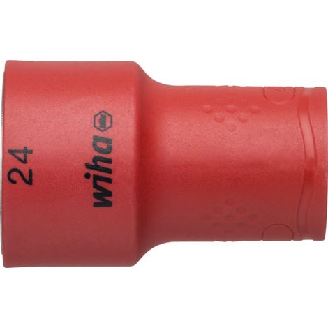 Wiha Inserto per chiave a tubo, isolato Esagono esterno 1/2" 24.0 mm (43085)