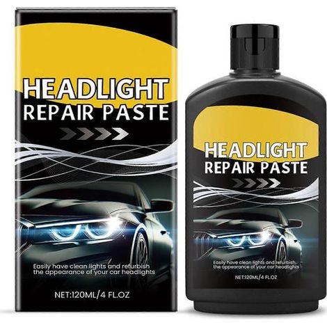 Polish de rénovation pour phares automobiles 125 ml - Efficace contre l'oxydation et les rayures pour une brillance durable (1/5)