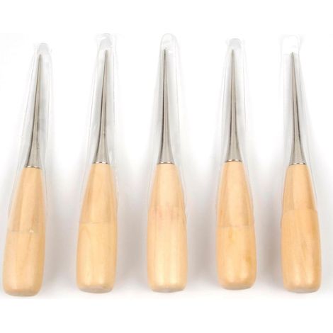 Poinçon à Coudre DIY pour Couture Maison, Lot de 3, Bois Métal (1/5)