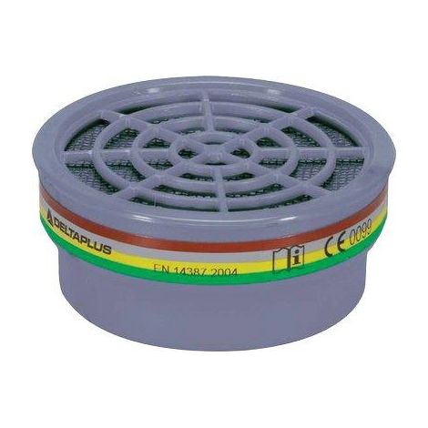 FILTRO X RESPIRATORE A MASCHERA M6400 DELTAPLUS - M6000 A B E K1 CF=PZ 2- 1 confezioni
