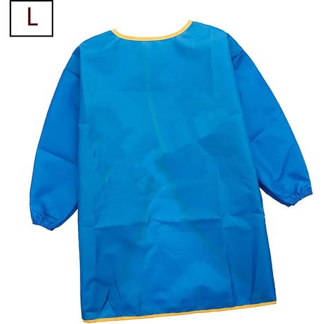 Tablier De Peinture Enfant - Manches Longues - Polyester Imperméable - Pour Enfants 5 À 10 Ans - Taille M (1/5)