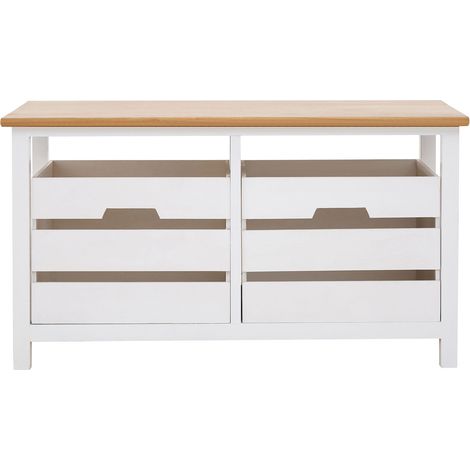 Premier Housewares Newport 2 Drawer Bench (1/5)