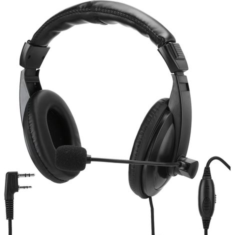 Casque Audio avec Micro PTT et Réduction de Bruit pour Talkie-Walkie