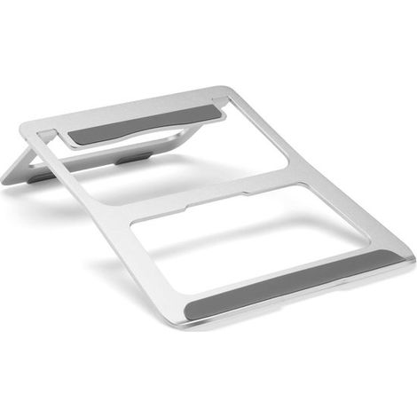Supporto universale per laptop - Supporto pieghevole - Postazione di lavoro ergonomica - Previene il surriscaldamento - N/D - Argento (1/5)