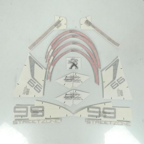 Autocollant stickers pour scooter Peugeot 50 STREETZONE 804466