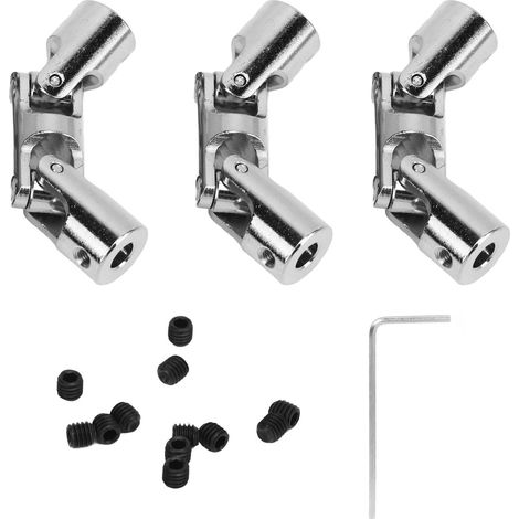 Satz mit 3 universellen, drehbaren U-förmigen Beschlägen für die Lenkwelle, 5 mm Innendurchmesser, für ferngesteuerte Autos und Boote. (1/5)