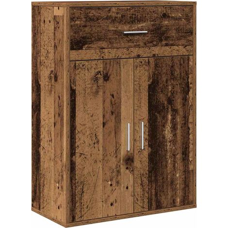 Buffet,Bahut,Meuble de Rangement Bois ancien 79 x 38 x 80 cm Bois d'ingénierie CFW12833 (1/5)