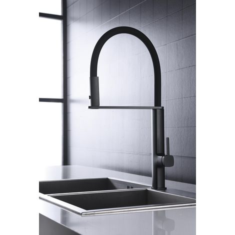 Miscelatore Lavello Menorca Nero Opaco Imex Imex Gce019 Ng (1/4)