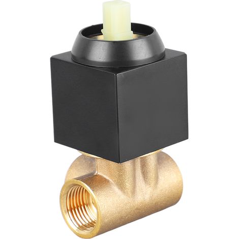 Mitigeur de Douche Encastré, Robinet de Bain en Cuivre, Noir, Fonction Unique, Mécanisme 3 Voies, Carré, pour Mur (1/5)
