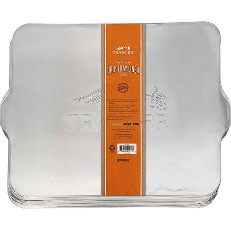 Lot de 5 plaques aluminium de récupération des graisses pour barbecue à pellets Pro 575 - Traeger