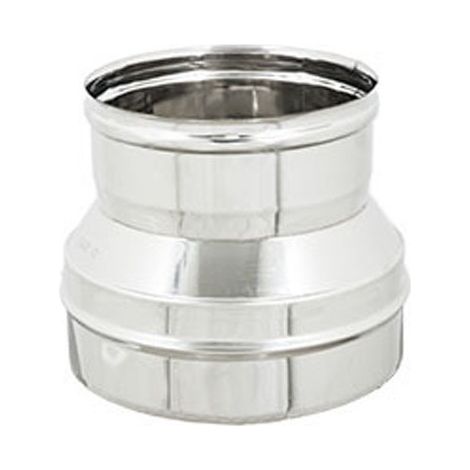 RIDUZIONE INOX PER CANNE FUMARIE Diam. M 130-F 100