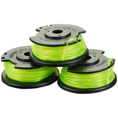 Bobine de remplacement pour brosse Ryobi RAC142 36V, accessoire pour tondeuse, bobine de remplacement pour tondeuse, pour brosses radio RLT36B33 et RY36LT33A-0 (3 bobines) (1/4)