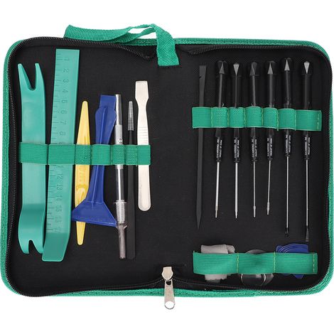 Kit de réparation électronique professionnel avec pince anti-statique et levier en métal pour téléphone (1/5)
