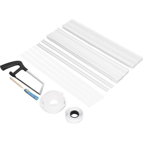 Panneau isolant pour climatiseur de fenêtre 17 x 10 po, double couche, isolation thermique, réduction du bruit, panneau latéral d'étanchéité. (1/5)