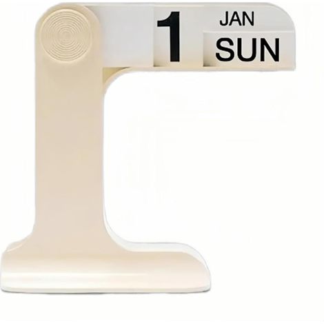 Calendrier Perpétuel à Rabat Mensuel Hebdomadaire pour Bureau et Maison  Design Moderne Décoration Intérieure beige (1/5)