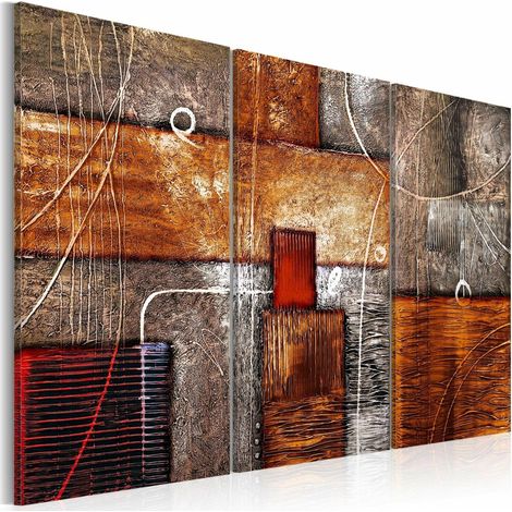 Tableau rues de la ville - 120 x 80 cm